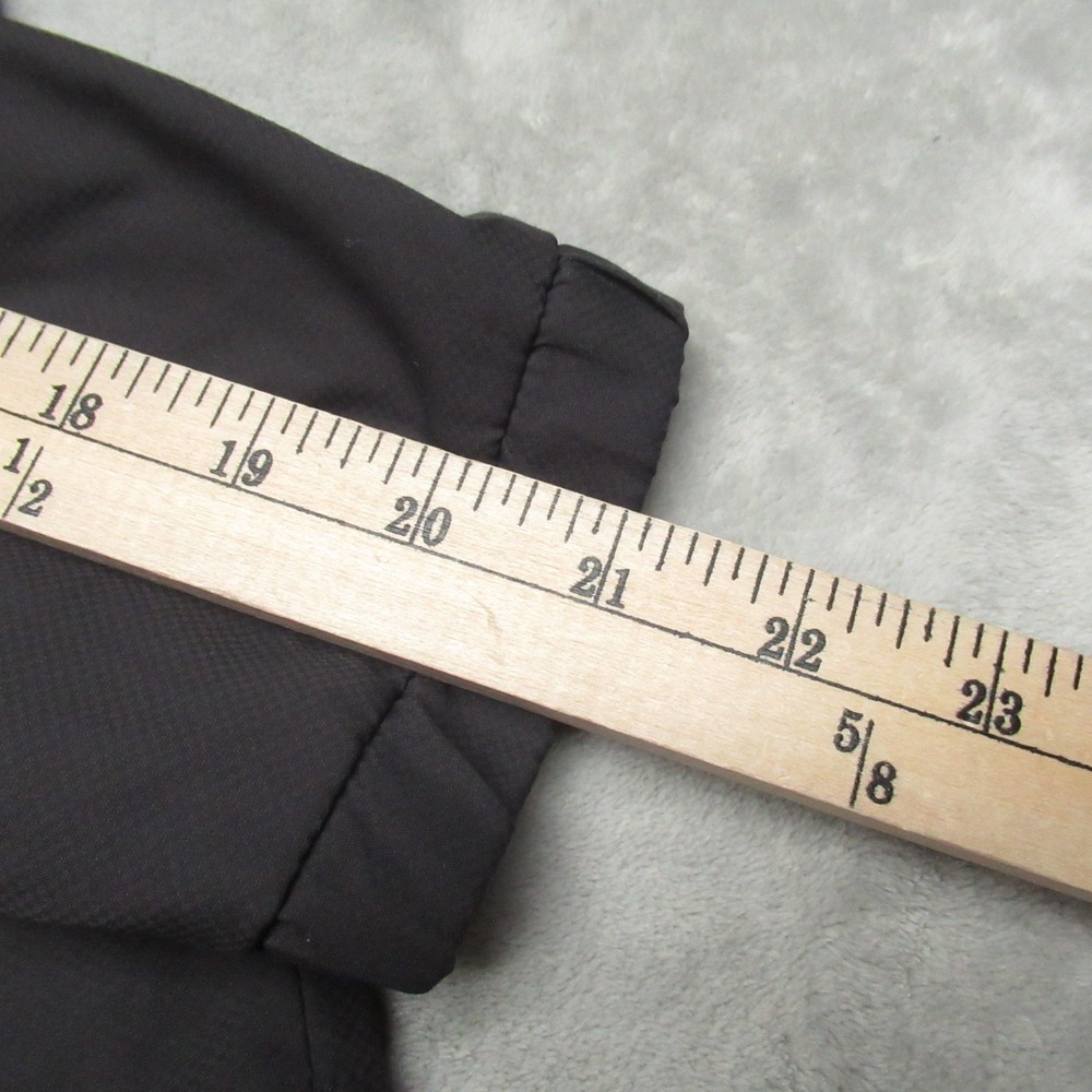 Patagonia Jacket Women Medium Blk Mountain View Windproof Fleece Lined Hood Rain - Picture 10 of 11